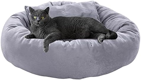 SSxgslbh mali krevet za kućne ljubimce topli kauč na razvlačenje perivi za mačke s vodootpornim donjim okruglim krevetom za mačke i pse