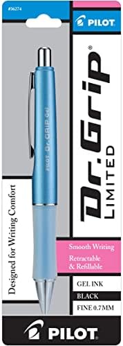 Grip Limited Refillable & uvlačenje Gel mastila Rolling hemijska olovka, Fine Point, razne barel, crno