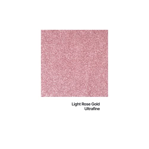Hemway Glitter Budtive - Light Rose Gold - Ultra fin 1/128 .008 0,2 mm - duć pločice aditivne pločice kupaonica mokri sobu kuhinja - 100g