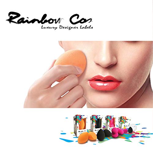 Rainbow Cos Premium ravna ivica Olive Spužva za osnivanje ljepote Spužva blendera za aplikator, temelj i isticanje
