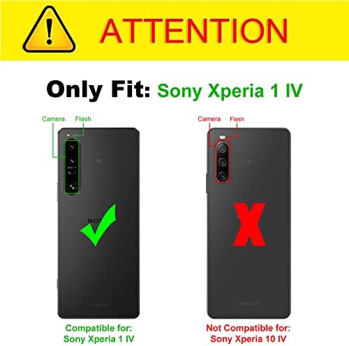 J & amp;D kompatibilan za Sony Xperia 1 IV zaštitnik ekrana, nije puna pokrivenost, HD Clear