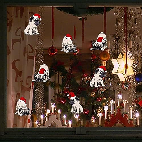 Božić slatka štene zid naljepnice dječija soba vrtić spavaća soba Soba Božić ukras dijete zid naljepnica