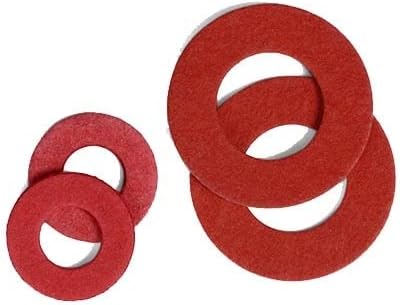 147pcs m4 crvene čelične brtve za brtvljenje prstena ravnih perilica zapečaćene prstenove izolacije vodootporne brtve