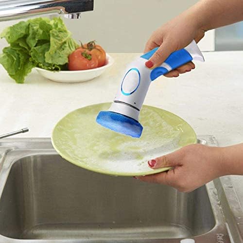 Lixfdj Mini električni ribani, ručno bežični četkica za čišćenje pilinga za čišćenje, za tuš za čišćenje, podna kuhinja / 397