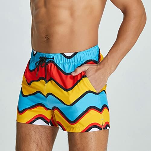 Bmisegm muški šorc na ploči kupaći kostimi muški spring and Summer Leisure Resort Party Print vezice šorc