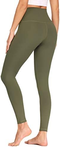 Ronanemon ženske visokokvalijske joge hlače, gamaše sa džepom, trma za trbuhu 4 smjer Stretch Buttery Soft