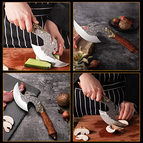 Dragon Viking Cleaver nož meso Cleaver noževi Set ručni kovani noževi za otkoštavanje visokog ugljeničnog