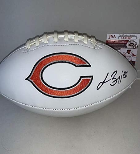 Lance Briggs potpisan u punoj veličini Chicago Bears Logo Nogometna kugla autografirana JSA - AUTOGREMENT Fudbal
