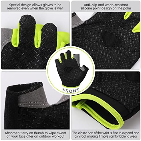 XTINMEE 4 pari UV zaštita za zaštitu ribolovne rukavice bez sunčane rukavice za žene za žene Muškarci Outdoor kajakački planinarski veslanje Vožnja kanua Jedrilica, 4 stila
