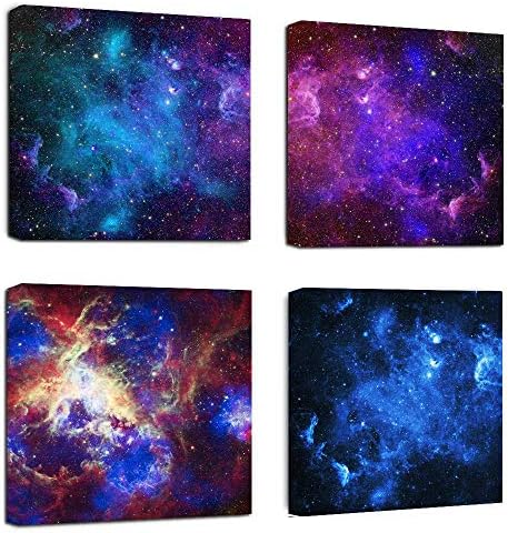 Juntung canvas Wall Art vanjski prostor Fantastic Nebula Galaxy Canvas Artwork suvremena umjetnička