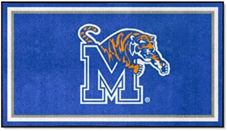 FANMATS 26916 NCAA Memphis Tigers 3ft. x 5ft. Plišana prostirka | prostirka za sportske ventilatore, prostirka