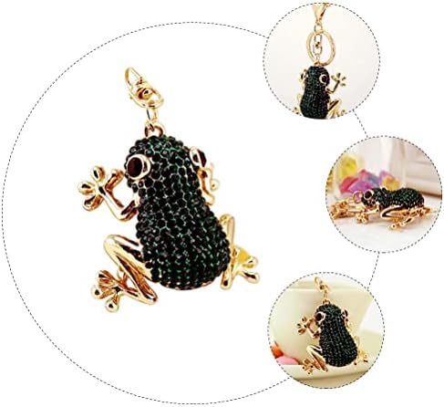 Cartoon žabe oblik dizajn ključ lanac privjesak ključ ukras za dekor torba paket dekor dnevna haljina