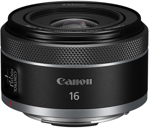 Canon RF 16mm F / 2.8 STM objektiv paket + HD filter Kit + Objektiv Keeper + Tulip LENS HOOD