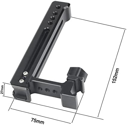 FEICHAO 15mm Rail Dvostruki klipni komplet sa 48 mm Brzi puštanje šipke za kameru za ručku CLAMP DSLR