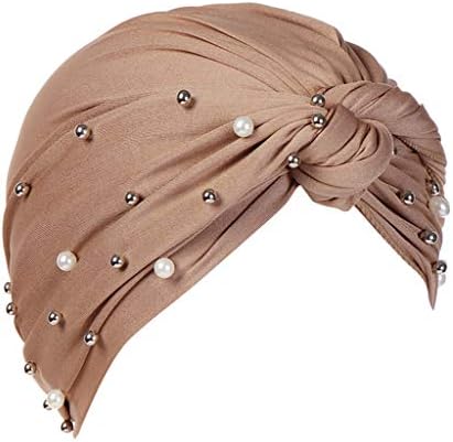 MANHONG muslimanske perlice ruffle karcino omotaju kape za tarban biserne kape bejzbol kapice male opremljene kape za muškarce