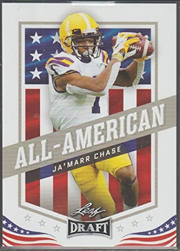 2021 List Nacrt 41 Ja'marr Chase LSU tigrovi All-American NFL fudbalska karta NM-MT