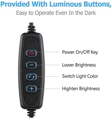 Teerwere LED prstenasto svjetlo LED prstenasto svjetlo sa postoljem držača za mobilni telefon fleksibilna