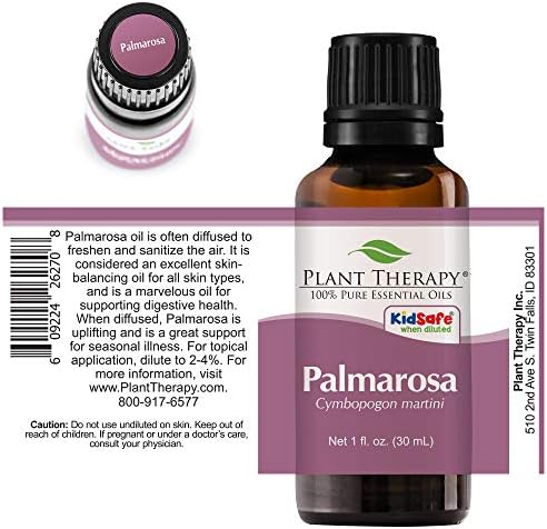 Biljna terapija Palmarosa Esencijalno ulje čisto, nerazrijeđene, prirodne aromaterapije, terapijski razred 30 ml