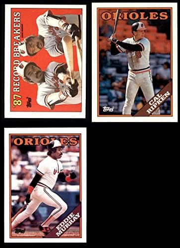 1988 TOPPS Baltimore Orioles Team Set Baltimore Oriole Nm / Mt Orioles