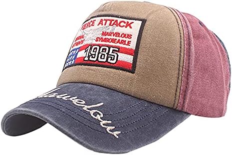 Kontrast boja Američki zastava za vez bejzbol kapica za kamiondžija tata kapa šešir unisex Dan nezavisnosti za muškarce