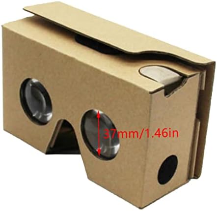 Vr naočare kartonske VR naočare kartonske naočare za virtuelnu stvarnost 3D Vr slušalice kutija za virtuelnu stvarnost 3d kutija za naočare za virtuelnu stvarnost Uradi Sam Vr pregledač za pametne telefone kaki