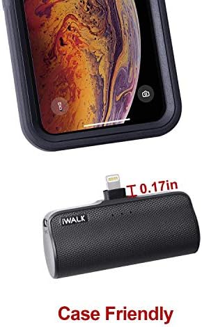 iWALK Mini prijenosni punjač za iPhone sa ugrađenim kablom, 3350mAh kompatibilan sa iPhoneom 11 pro / Xs / XS Max/XR / X/8/7/6/Plus Airpods