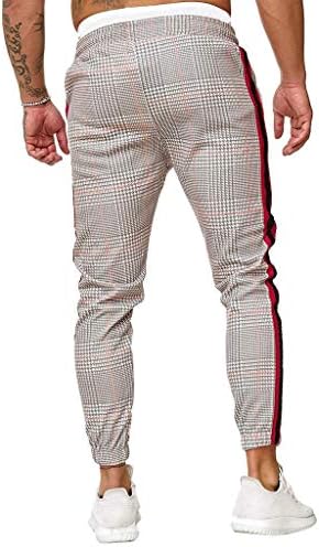 Wuai-Men Slim Jogger Dukseri, prugaste pantalone, pantalone za trening za sportska teretana, atletičke jogging