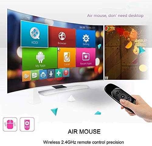 Punjivi multifunkcionalni Smart Air fly miš, CYYLTD Mini bežična tastatura za ručicu za igru Smart Android TV Box / PC/Laptop / projektor / Android Smart TV / HTPC/IPTV Media Player