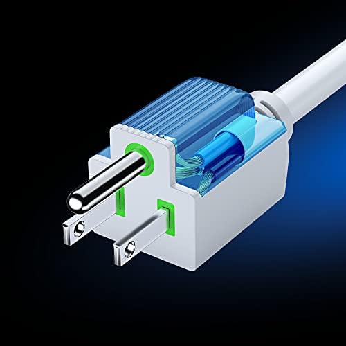 Maximm produžni kabel 30 FT Bijeli kablovi za napajanje u zatvorenom 16 mjernu žicu Srednja dužnost ETL