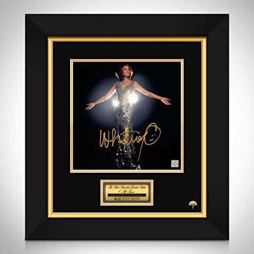Retko T Whitney Houston Long Sparling Gown Ograničena izdanje Signature Studio Liccen FOTO Custom Okvir