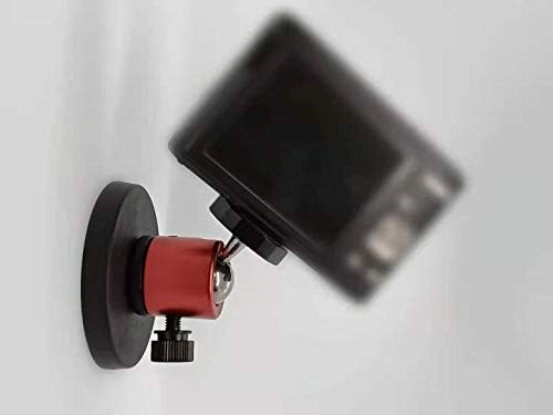 Magnetni nosač od gume i podesiva od 360 ° podesiva metala, za GoPro kameru, nadzornu kameru, čvrsto se može približiti na površini automobila, hladnjaka, gvožđa itd.