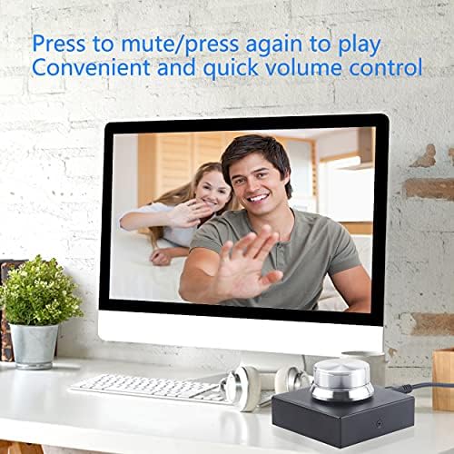 HUIOP USB kontroler jačine zvuka PC računarski zvučnik Audio dugme za kontrolu jačine zvuka jedan taster Mute