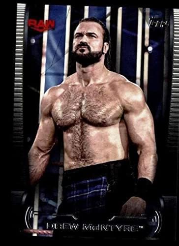2021 TOPPS WWE Nepritpušteno # 10 Drew McIntyre Wrestling Trgovačka kartica