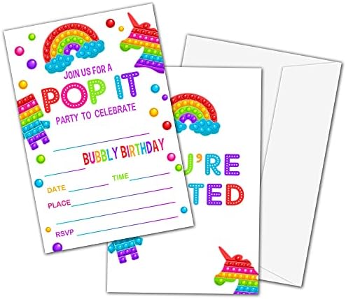 Kartice za rođendanske zabave za djecu, pozivnice stranke, kartice za djevojke dječake, slavlje