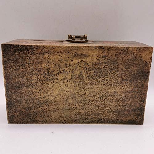 Anncus klasični mesingani kutija za odlaganje nakita Sundries Metalni pohranjivanje kutije Antique Craft Namještaj za namještaj