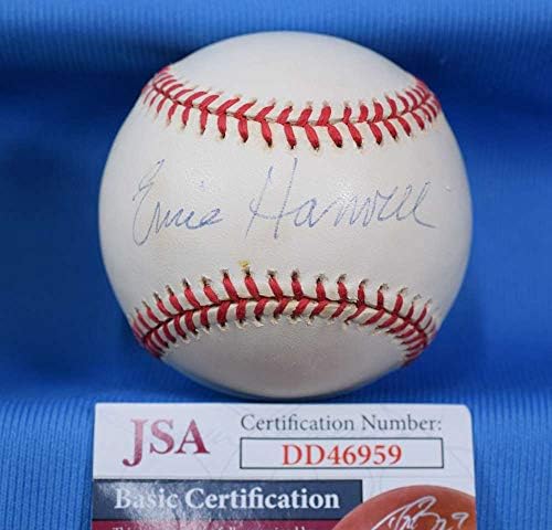 Ernie Harwell JSA COA Autograph Nacionalna liga onl ručna potpisana bejzbol