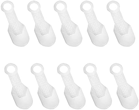 PZRT 10 pari Neklizajući ručni vješalica za prozirna vješalica za odjeću Muška za muškarce za žene ormar, bijeli