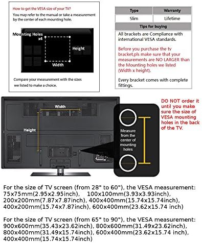 CK Global niskog profila nalog za zidni nosač zidova sa ugrađenim nivoom duha za LG TV 50-inčni model: 50pn4500