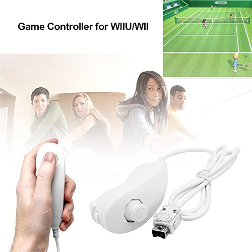 Wii Nunchack kontroler kompatibilan je s Nintendo Wii & Wii u video igrama Gamepads Joystick Gamepad