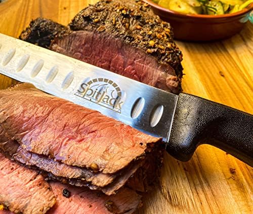 SpitJack dimljeni BBQ 6 inčni zakrivljeni govedina grudi podrezivanje i otkoštavanje nož i 11 meso