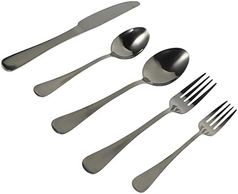 UPKOCH Set srebrnog posuđa 1 Set kompleta pribora za jelo od nehrđajućeg čelika Western Steak Flatware kuhinja kašike za hranu viljuška rezač pribor za jelo usluga pokloni Apartman Essentials
