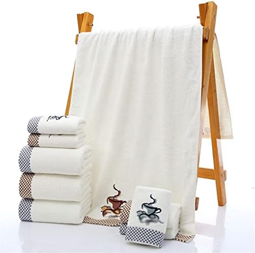 Walnut Pamučni ručnik za ručnik za kupanje 3-komadni set mekog ručnika Poklon kutija Dodajte debeli ručnik za ručnik