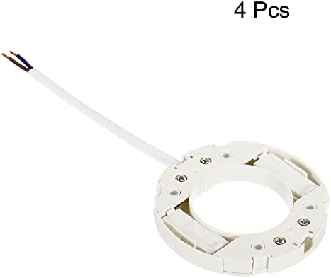 PATIKIL Gx53 Light base Socket, 4 paket lampa držač sijalice konektor rasvjeta zamjena sa 110mm žice za kabinet vitrine Showroom Lights
