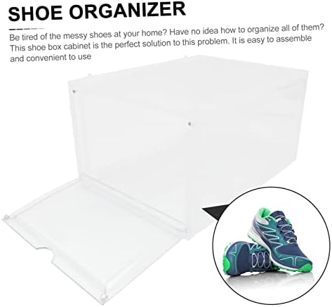 Holibanna košarkaški ormar za cipele Obriši kutije za obuću od pohrane akrilne cipele Box Clear