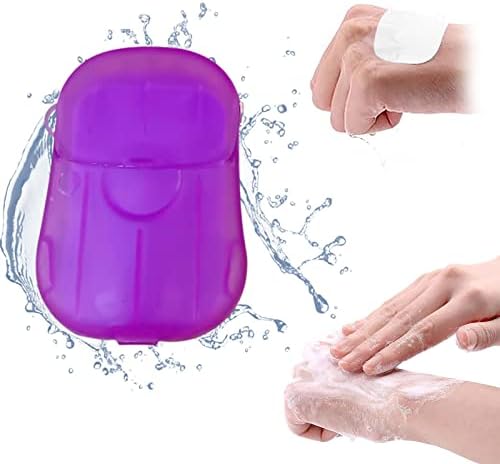 Cakina perilica za muškarce 40 komada jednokratnog sapuna za ruke prijenosni putni planinarenje pranje ruku toaletni papir za kupanje sapuni za kupanje sa nakitom unutra za odrasle