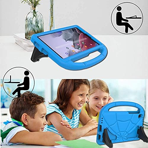 Dječija futrola za Samsung Galaxy Tab A7 Lite 8,7 inča 2021, DJ & amp; RPPQ lagana otporna na udarce slatka Navlaka za djecu sa ručkom za Galaxy Tab A7 Lite 8,7 inča-plava