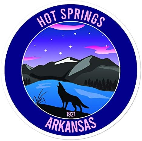 Hot Springs, Arkansas National Park Vinil naljepnica naljepnica 3 '' do 5,5 ''