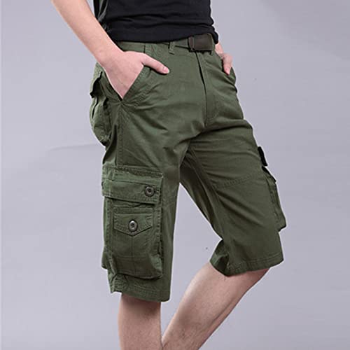 Maiyifu-GJ muške opuštene kratke hlače za teret s više džepova taktičke kratke hlače na otvorenom Ležerne lagane vojne hlače od Kepera