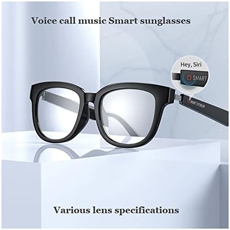 Ntgrty Upgrade Bluetooth 5.0 pametne naočare muzičke naočare za glasovne pozive mogu se upariti sa iOS Androidom kompatibilnim sa lećama na recept
