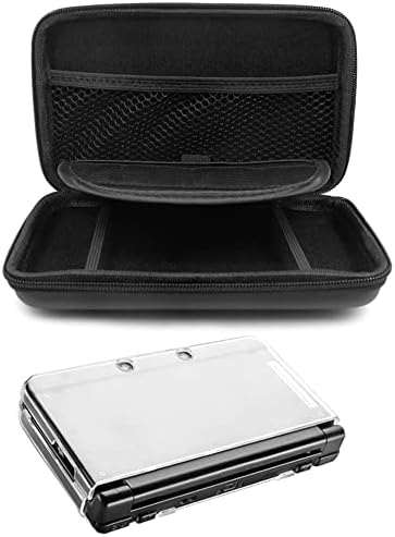 Zaštitna torbica kompatibilna sa novim 3DS XL, sa čvrstim poklopcem i 2 kom štitnicima za ekran, AFUNTA Hard Shell putnom torbom, zaštitnim folijama za gornji i donji ekran
